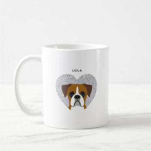 Caneca De Café Boxer Dog Mugs