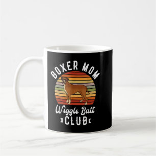 Caneca De Café Boxer mãezinha agita bumbum clube para um Boxer Lo