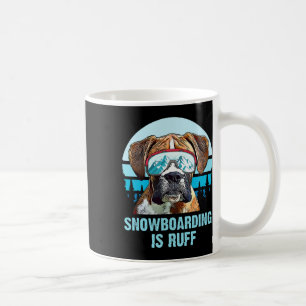 Caneca De Café Boxer Winter Snowboard É Ruff Dog Lover Men Wo