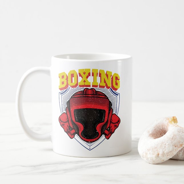 Caneca De Café Boxing (Com Donut)
