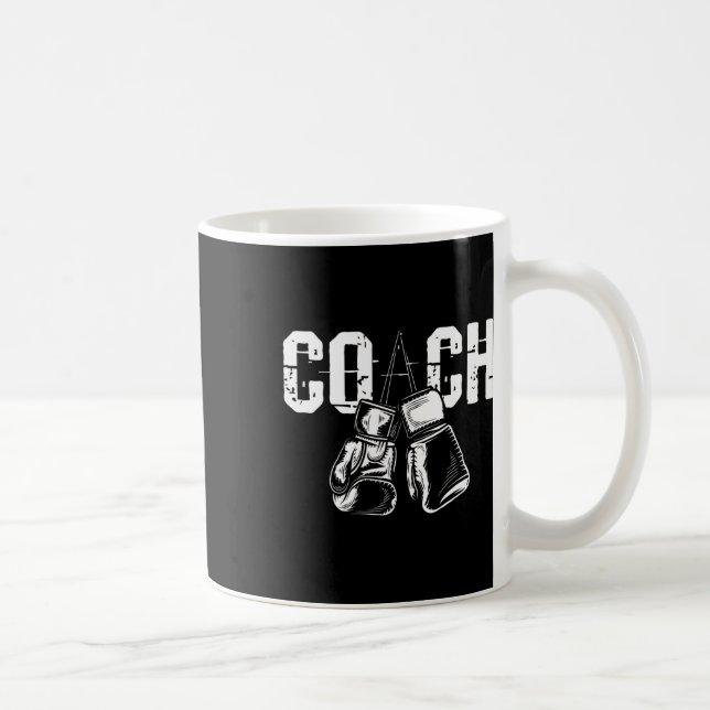 Caneca De Café Boxing Coach - Kickboxing Kickboxer Gym Boxer _1  (Direita)