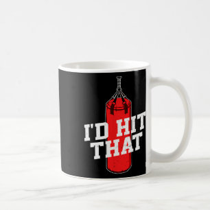 Caneca De Café Boxing, eu ia bater na caixa das luvas.