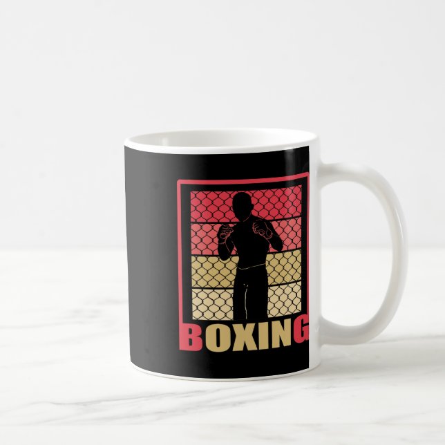 Caneca De Café Boxing Forever - Ventilador in a box - Boxer - Gym (Direita)