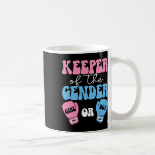 Caneca De Café Boxing Gender Reveal Idea Party Keeper Of The Gend