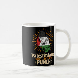 Caneca De Café Boxing palestino de Lutas