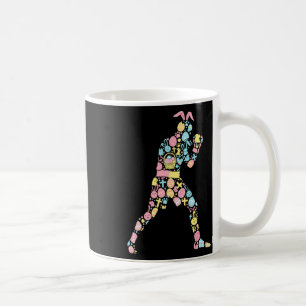 Caneca De Café Boxingando Coelhinha Páscoa Páscoa de Ovos Mulhere
