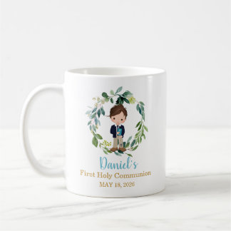 Caneca De Café Boy First Holy Communion Favors Mug Keepsake