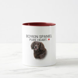 Caneca de Café Boykin Spaniel Coração Puro