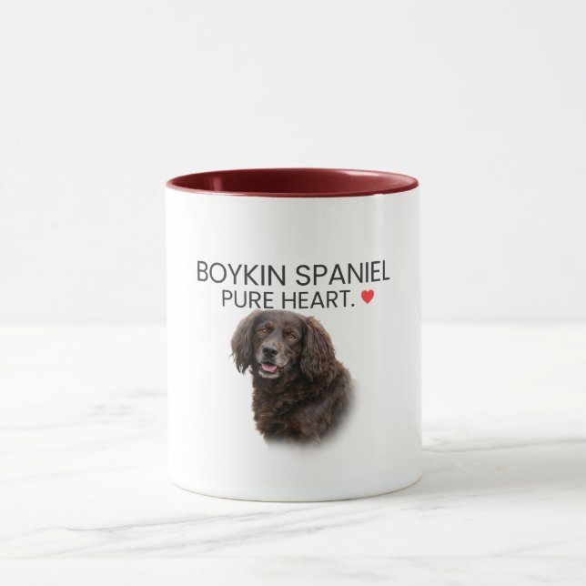 Caneca de Café Boykin Spaniel Coração Puro (Centro)