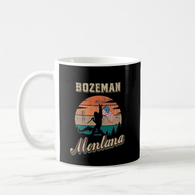 Caneca De Café Bozeman Montana (Esquerda)
