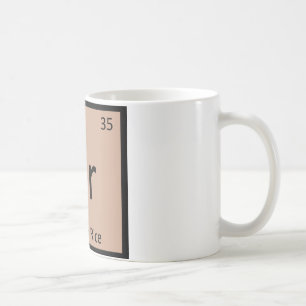 Caneca De Café Br - Símbolo de Mesa Periódico de Química de Ar