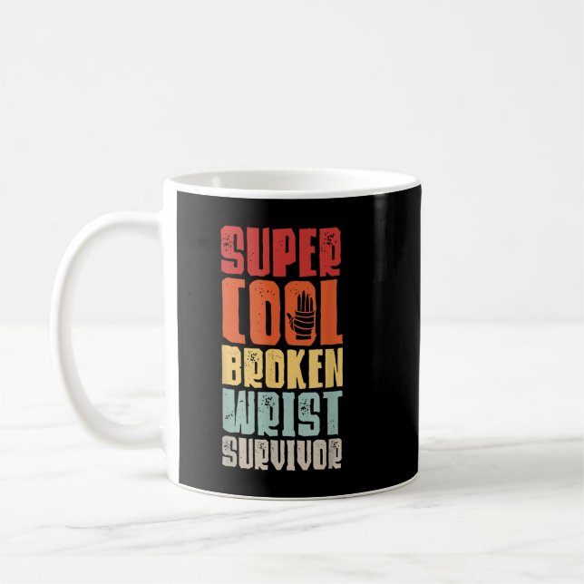 Caneca De Café Braço de recuperação de ferimentos de sobrevivênci (Esquerda)