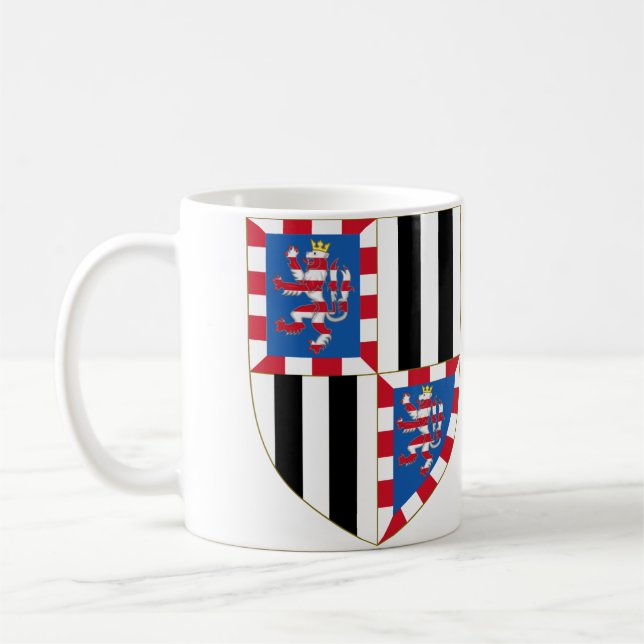 Caneca De Café Braços De Battenberg Mountbatten (Esquerda)