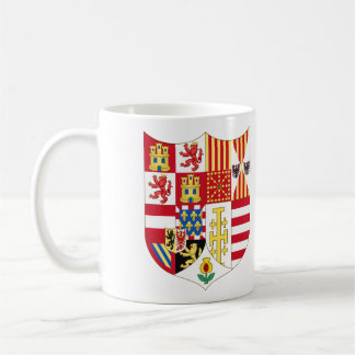 Caneca De Café Braços de Charles V Santo Imperador Romano Coffee