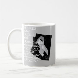 Caneca De Café Brain Cancer Awareness in Arizona