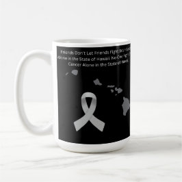 Caneca De Café Brain Cancer Awareness in Hawaii