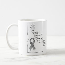 Caneca De Café Brain Cancer Awareness in Idaho
