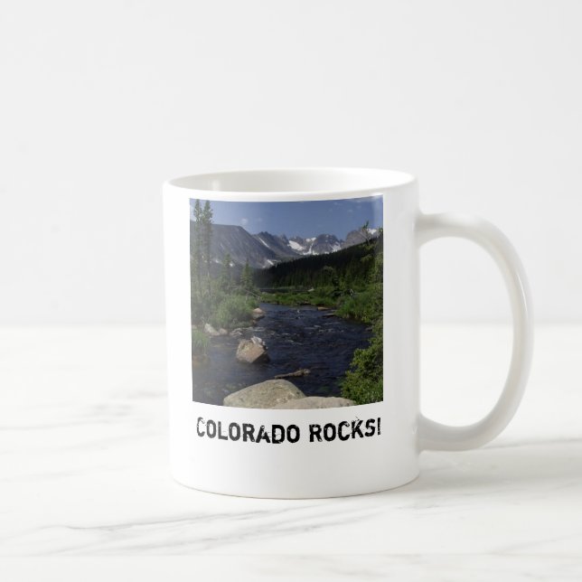 Caneca De Café Brainard Lake Colorado (Direita)