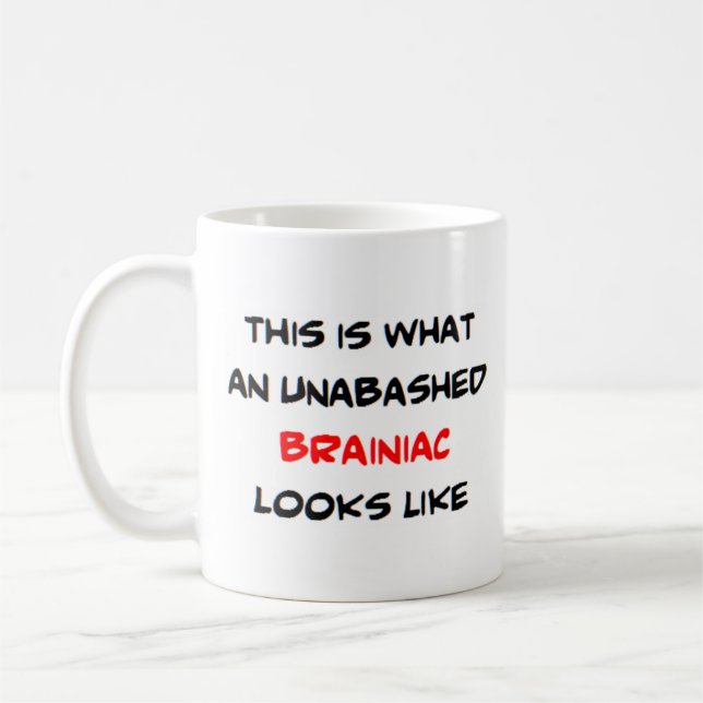 Caneca De Café brainiac sem abash (Esquerda)