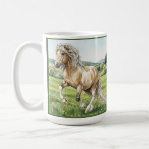 Caneca De Café Brana Pinto Palomino Aquarela Islandesa