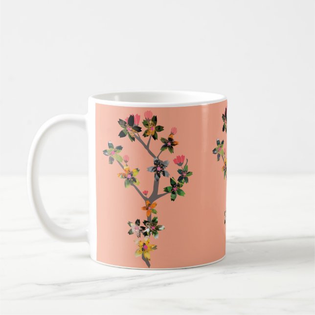 Caneca De Café Branches of Insects (Esquerda)