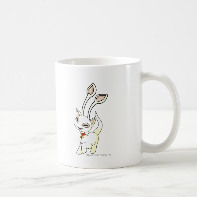 Caneca De Café Branco de Aisha (Direita)