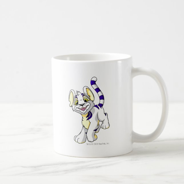 Caneca De Café Branco de Kougra (Direita)