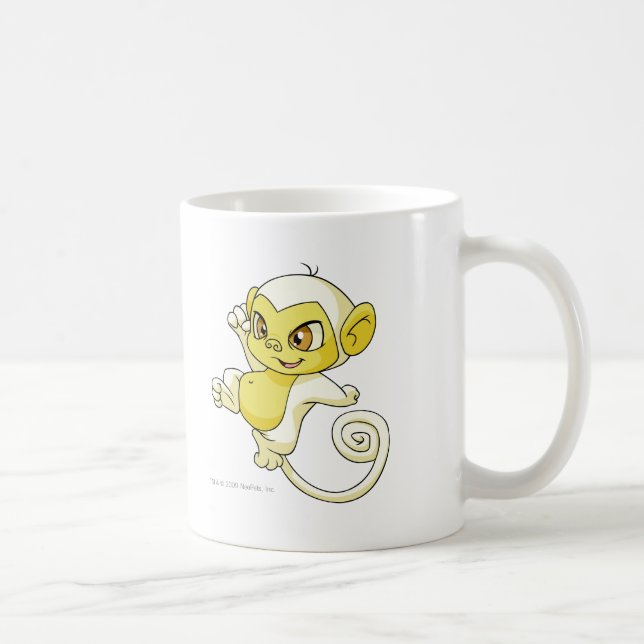 Caneca De Café Branco de Mynci (Direita)