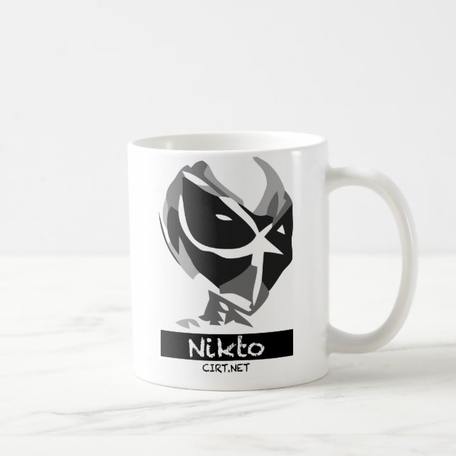Caneca de café branco de Nikto (Direita)