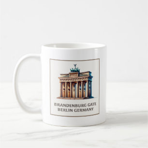Caneca De Café Brandenburg Gate Berlin Alemanha