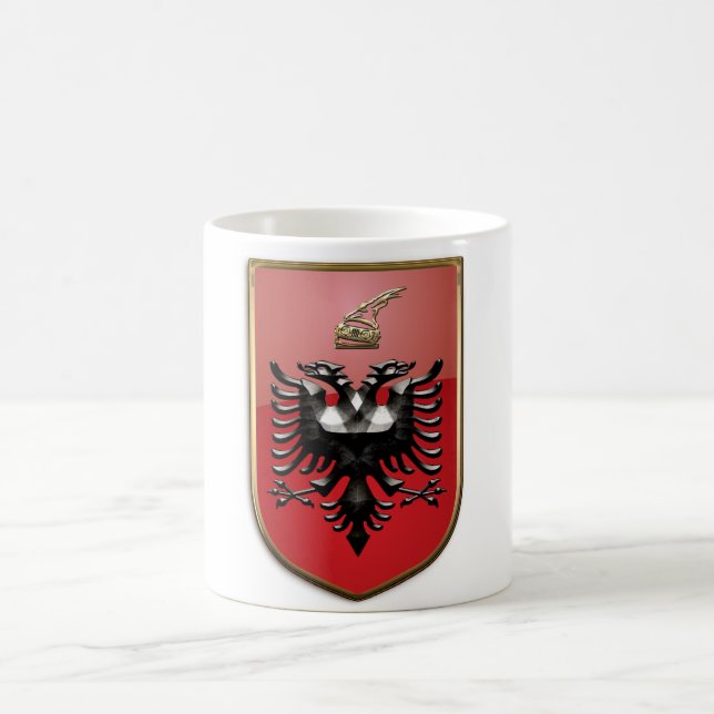 Caneca De Café Brasão albanesa (Centro)