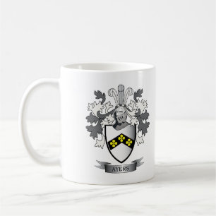 Caneca De Café Brasão da crista da família de Ayers