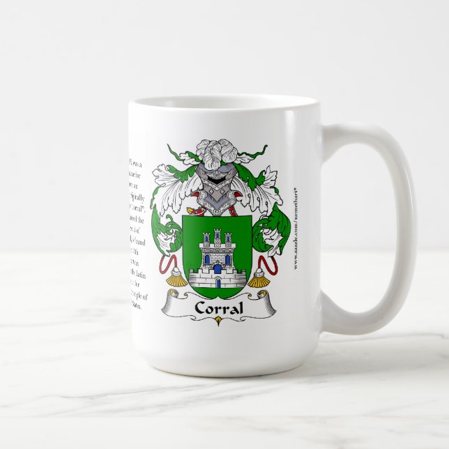 Caneca De Café Brasão da família da cerca (Direita)