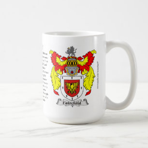 Caneca De Café Brasão da família de Fairchild