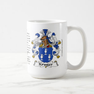 Caneca De Café Brasão da família de Kruger