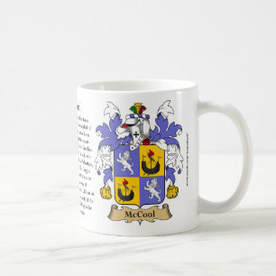 Caneca De Café Brasão da família de McCool