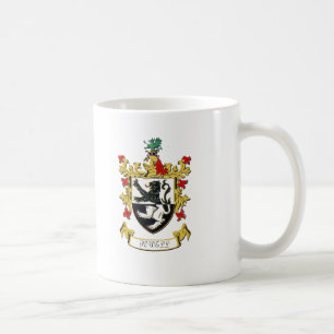 Caneca De Café Brasão da família de Powell