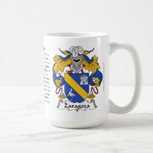 Caneca De Café Brasão da família de Zaragoza