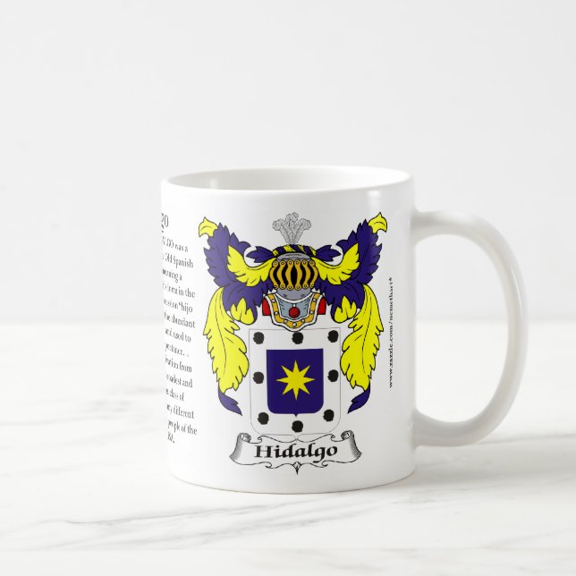 Caneca De Café Brasão da família do fidalgo (Direita)