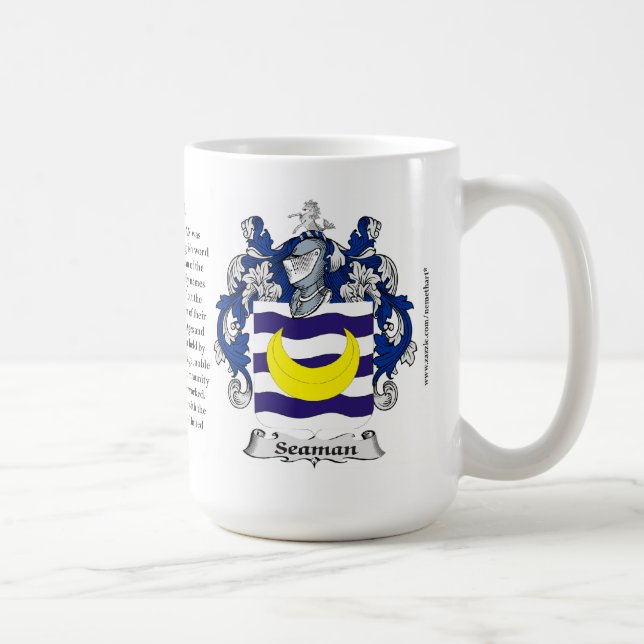 Caneca De Café Brasão da família do marinheiro (Direita)