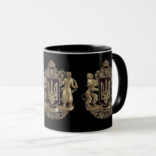 Caneca de Café Brasão da Ucrânia