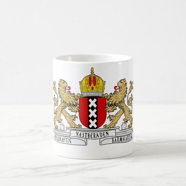 Caneca De Café Brasão de Amsterdão (Centro)