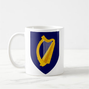 Caneca De Café Brasão de armas da Irlanda