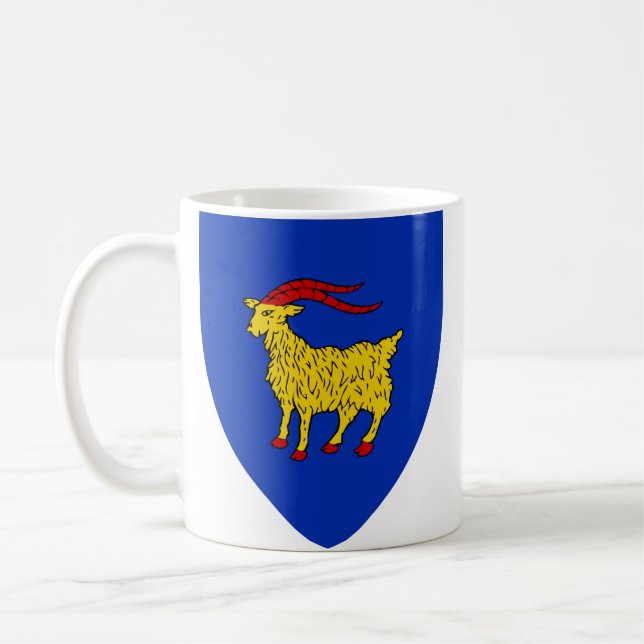 Caneca De Café Brasão de armas da Ístria na Croácia (Esquerda)
