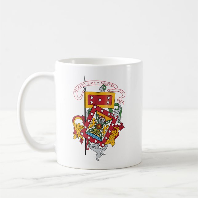 Caneca De Café Brasão de Armas de Cuenca, Equador (Esquerda)