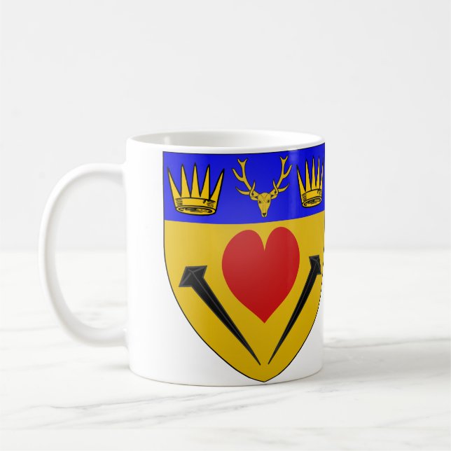 Caneca De Café Brasão de Armas de MacLennan de MacLennan (Esquerda)