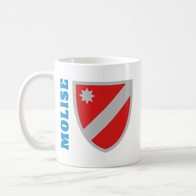Caneca De Café brasão de armas de Molise, Itália (Esquerda)