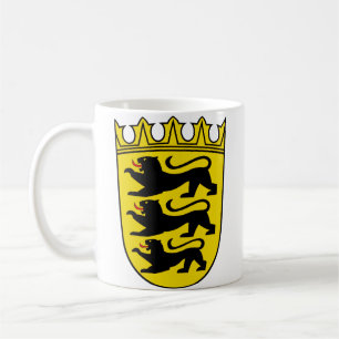 Caneca De Café Brasão de armas do estado alemão Baden-Wurttemberg