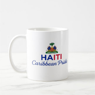 Caneca De Café Brasão de Armas do Haiti | Orgulho Diário