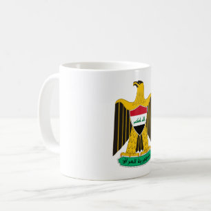 Caneca De Café brasão de armas do país Iraque símbolo emblema ban